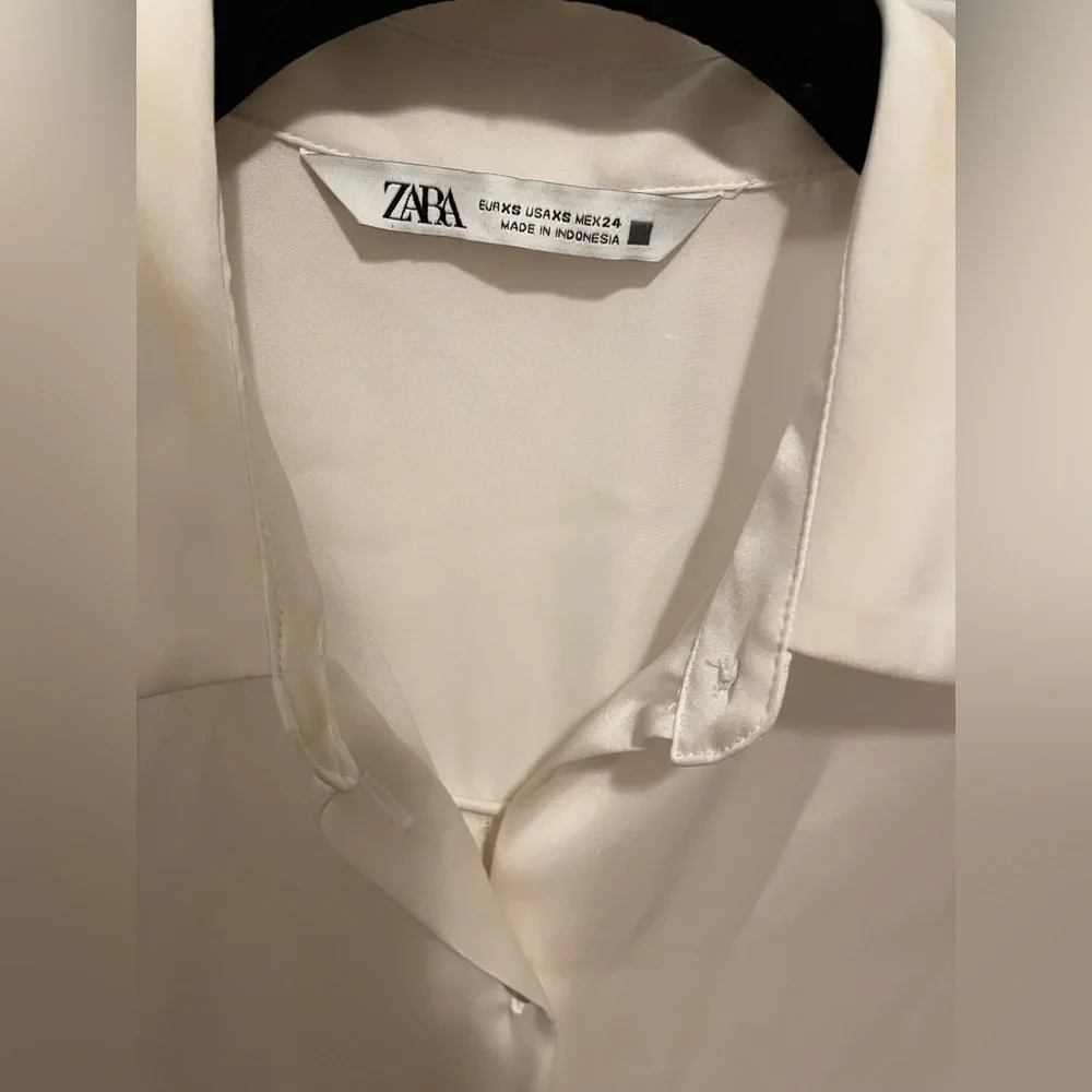 Satin button down - Picture 2 of 2